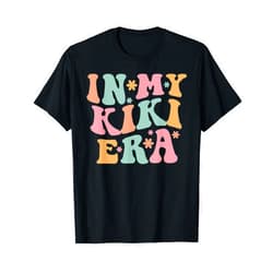 In My Mom Era Mother's Day Store Gifts Retro Groovy in My Kiki Era Happy Mother's Day T-Shirt