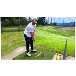 InsideMove Golf Swing Training Aid - Endorsed by Bradley Hughes, Teaches Correct Swing Plane – Tempo - Alignment – Hit a Perfect Draw -Putting -Practice Indoor/Outdoor -Made in USA.