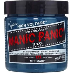 MANIC PANIC Classic Mermaid Semi Permanent Hair Color - Neon Ocean Blue Hair Dye for Women & Men That Lasts 4-6 Weeks - Vegan, Ammonia & Cruelty-Free - Create & Mix Custom Shades (4oz)