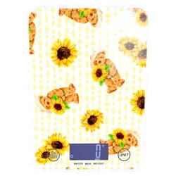 DOMIKING Bear Sunflowers Food Scale Waterproof Digital Kitchen Scales Weight Ounces and Grams with Baking Scale for Coffee Package Cooking Baking