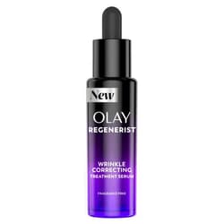 Olay Regenerist Resurfacing Retinol Serum, Renew, Anti-Wrinkle Serum for Women, Anti-Aging Skin Care, Advanced Night Repair, Fragrance-Free, Hexa-Repair Peptide & Pro-Retinol, 1.0oz