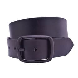 TheBeltShoppe.com Full Grain Buffalo Solid Leather Belt - Black - TBS2810-001