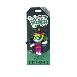 Watchover Voodoo 3-Inch Fleur-De-Lis Keychain - Handcrafted Gift to Bring Good Luck and Positivity Everywhere You Go