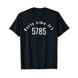 Rosh Hashana Party Like It's 5785 Gear Rosh Hashana Party Like It's 5785 Jewish New Year T-Shirt
