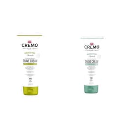 Cremo Barber Grade Sage & Citrus and Silver Water & Birch Shave Creams, Ultra-Slick Shaving Cream for Men, 6 Fl Oz Each