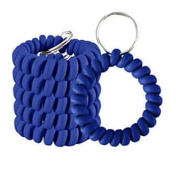 HAMIYELL Plastic Wrist Key Coil Spring Key Chain Stretchable Spiral Key rings Wrist Key Holders