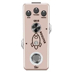 ISET Booster Effect Pedal Analog Rocket Boost For Electric Guitar Bass True Bypass