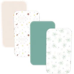 NacoMoco 4 Pack Bassinet Sheets - 33