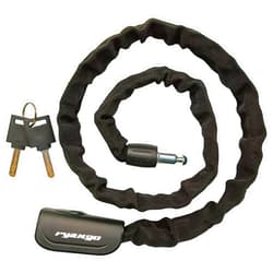 RYANGO Bike Chain Lock, Bike Locks Heavy Duty Anti Theft, Bicycle Lock with 2 Keys, Bicycle Chain Lock for Bike, Motorcycle, E-Bike, Scooter, Gate, Door, Fence