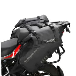 Rhinowalk Motorcycle Saddle Bags Waterproof Anti-Vibration Motor Side Shoulder Bag Motorbike Panniers 28L(14L*2) for most Adventure and Sport Bike Racks, 1 Pair