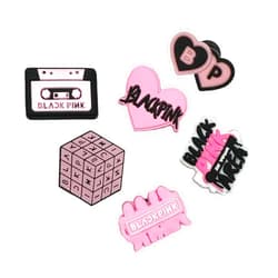 ONDEMAND GLOBAL Korean K-Pop BlackPink BTS Shoe Charms for Crocs | Customize with Colorful K-Pop BlackPink Blinks BTS Army Fans Charms for Crocs