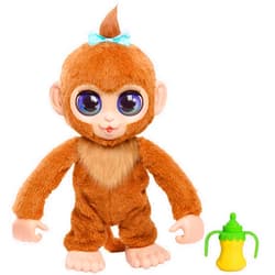 Just Play furReal Peanut The Playful Monkey Interactive Toy, 15-inch Realistic Plush, Kids Toys for Ages 4 Up