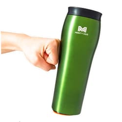 Mighty Mug | The Untippable Mug | Grips When Hit, Lifts for Sips | Insulated Stainless Steel Tumbler | Cupholder Friendly | Gifts for Women Men All | Leakproof | 6 Hours Hot / 24 Cold | 16oz | Moss