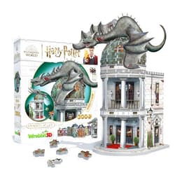 Wrebbit 3D Wrebbit3D Harry Potter 3D Puzzle Model of Gringotts Bank | Diagon Alley Collection | A Mystical Journey of 300 Pieces for Witches, Wizards, and Muggles
