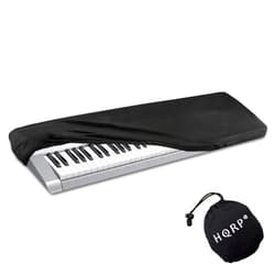 HQRP Elastic Dust Cover w/Bag compatible with Nord Stage 73, Stage 76, Stage EX 73, Stage EX 76, Electro 2 61, Electro 2 73, Electro 3 HP, Electro 3 61, Electro 3 73 Electronic Keyboard Digital Piano