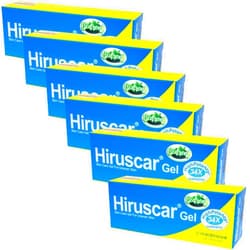 Bedront 6 Pcs. (6 x 7 Grams) of Hiruscar Gel for Uneven Skin, Scar and Keloid Care