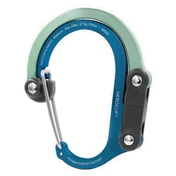 HEROCLIP Carabiner Clip and Hook (Medium) for Camping, Backpack, and Garage Medium Mint Teal