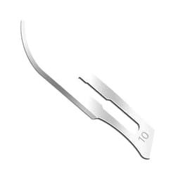 Bee Line Industries DermaSharps Dermaplaning Sterile Surgical Premium Blades #10 Scalpel - 100/Box Dermaplane