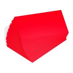H.J. Immbir 30 PCS EVA Foam Craft Sheets, 12 x 8 in, 2mm Thick Foam Boards for Handcraft, Scrapbooking, DIY Projects, Party Decorations, Cosplay Costumes (RED)