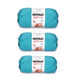 Bernat Softee Baby Aqua Yarn - 3 Pack of 141g/5oz - Acrylic - 3 DK (Light) - 362 Yards - Knitting/Crochet