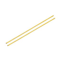 uxcell Brass Tube, 2mm OD 0.2mm Wall Thickness 150mm Length Round Pipe Tubing for Industry, DIY Projects 2 Pcs