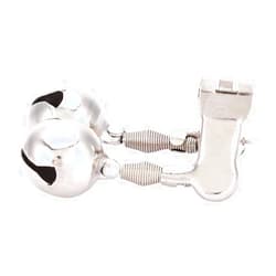 MOUMOUTEN Fishing Bells Clips, Stainless Steel Fishing Rod Alarm with Dual Alert Bells, Fish Bite Alarm Indicator Clip for Fishing Rod Sea Fishing