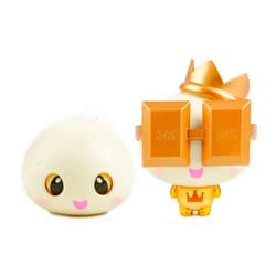 WowWee My Squishy Little Golden Dumpling – Interactive Doll Collectible with Accessories – Dart (Gold)
