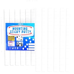 Aneco 96 Pieces Reusable Mounting Putty Adhesive Poster Tacky Putty Removable Non-Toxic Mounting Tacky Putty for Home and Office (White)