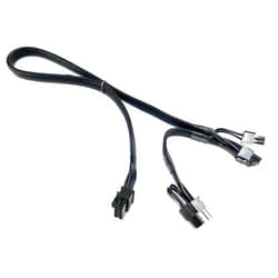Thsion PCIe Cable for Corsair, 24inch Male 8-Pin to PCIe 6+2-Pin Dual Cable Connectors GPU Power Supply Splitter Adapter Cable for Corsair Modular Power Supply