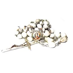 Organic Job's Tears Rosary Saint Kateri Catherine Tekakwitha 3rd Class relic Real Natural Lily of The Mohawks Patron of Ecology Environment OSS of Parents People in Exile Native Americans Philippines