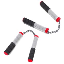 Liberty Imports Ninja Foam Nunchucks Sticks for Kids Pretend Role Play - Children Safe Soft Toy Weapons Props Costume Accessories (2 Pairs)