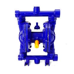 LOYALHEARTDY 12 GPM Cast iron Air-Operated Double Diaphragm Pump/Membrane pump, 1/2 inch Inlet/Outlet Port QBK-15 Diaphragm Transfer Pump Air Inlet Size: NPT 1/4 inch (US Stock)