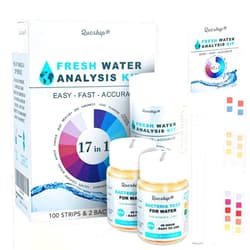 Qucship 17 in 1 Water Test Kit with Tube and Dropper, Drinking Water Test Kit to Detect Hardness, Lead, E.Coli, Etc. Accurate Water Testing Kits for Drinking Water for Tap and Well Water Tests