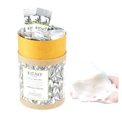 KITAO SINCE 1919 KITAO Organic Enzyme Matcha Powder Foaming Face Wash, Exfoliating Facial Wash Powder Cleanser for Gentle Cleansing, Face Exfoliator Powder for Travel from Japan 30 packs (1.2 Oz/pack)