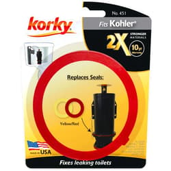 Korky 451BP Toilet Flush Valve Seal, Red