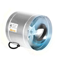 iPower 8 Inch Inline Booster Duct Fan 420 CFM HVAC Exhaust Ventilation Blower with Low Noise for Grow Tent, Basements, Bathrooms, Kitchens and Attics