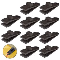 HengLiSam Tarp Clips, Heavy Duty Lock Grip, Clamps Withstand 60mph Strong Wind Fit for Awnings, Outdoor Camping, Caravan Canopies, Car Covers, Swimming Pool Covers (10 pcs)