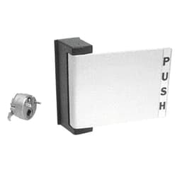 C.R. LAURENCE DL2164A CRL Aluminum Universal Push-Pull Paddle Handle - Push to Right