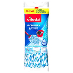 Vileda 77673 MOP Microfiber Cotton 139057, Estándar, Black/White