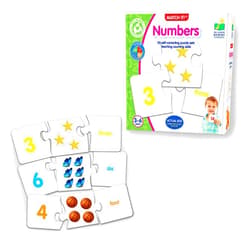 The Learning Journey: Match It! - Numbers - Self-Correcting Number & Counting Puzzles, Multicolor (116432)
