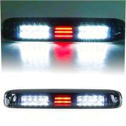 Tresound (Smoke) LED Third 3rd Brake Light for 1999-2007 Chevy Silverado GMC Sierra 1500 2500 3500 HD Classic, Rear Cargo Lamp High Mount Stop light