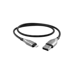 Cygnett Armoured Lightning to USB-A Cable 12W (1M, Black)