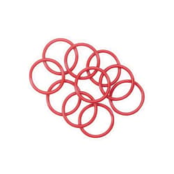 Othmro 10pcs Red Silicone O-Ring 31mm/1.22in ID 38mm/1.5in OD 0.14in Width,VMQ Rubber Seal Rings Gasket Metric,Buna-N Sealing Gasket,Round O-Rings for Engines Faucets Compressor Valves Pipe Repair