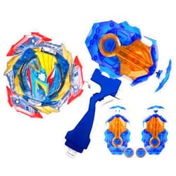 Nyrveua CombatGyro B-184 Launcher LR Bay Blades Toy DB B-193 Booster Ultimate Valkyrie.Lg.V'-9 Battle Starter Set Grip Metal Fusion God Bey Battling Tops Burst Gaming Toys Gift for Boys Age 4-7 8-12+
