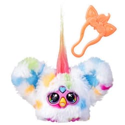 Furby Furblets Loo-Lay Mini Friend, 45+ Sounds & Music, Speaks Only Furbish, Electronic Plush Toys for 6 Year Olds & Up, Multicolor