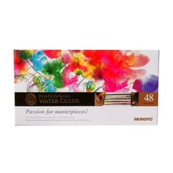Sargent Art 32-6048 Artist Quality 48ct Professional Watercolor Set, Tin Case, 48 Count (Pack of 1), Multi Color