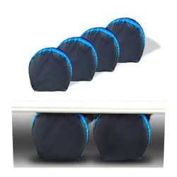 MORNYRAY Tire Covers 4 Pack,Waterproof Anti-UV Snow Sun Rain Tire Covers for RV,Truck, SUV, Trailer, Camper.