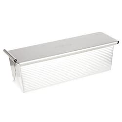 USA Pan Bakeware Pullman Loaf Pan with Cover, 13 x 4 inch, Nonstick & Quick Release Coating, Made in the USA from Aluminized Steel