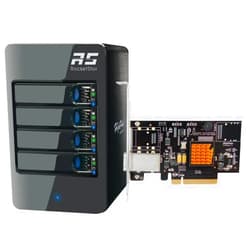 HighPoint RocketStor 6414TS 6Gb/s SAS/SATA Turbo RAID Class 4-Bay Storage Tower Enclosure