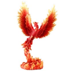 Veronese Design 6 1/4 Inch Phoenix Rising Resin Sculpture Hand Painted Figurine